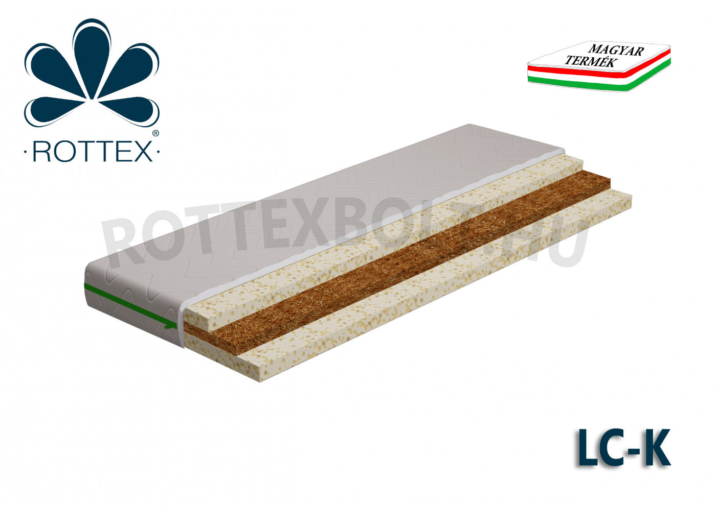 Rottex LC-K (latex, kókusz biomatrac)