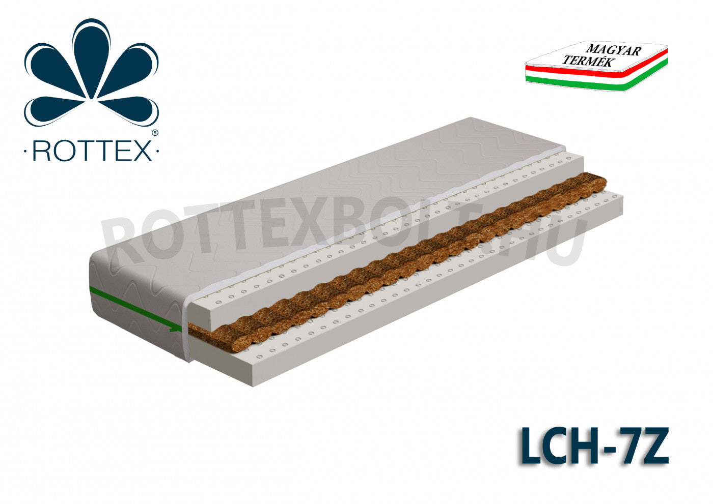 Rottex LCH-7Z (Latex, kókusz biomatrac)