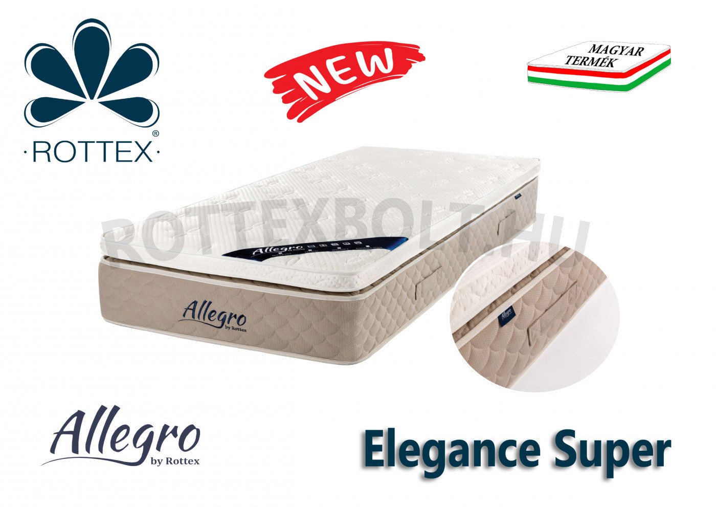 Allegro Elegance Super zsákrugós matrac