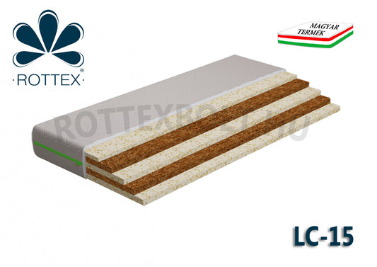 Rottex LC 15 (latex, kókusz biomatrac)