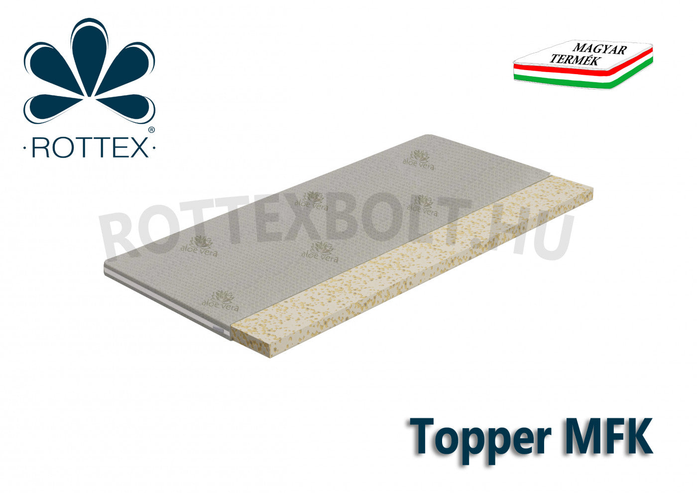 Rottex Memory Komfort fedőmatrac (Topper)